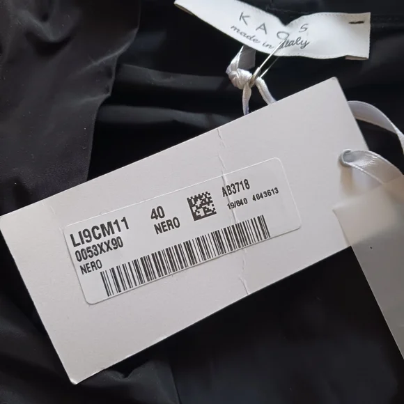 NWT KAOS made In Italy Black Dress Size 40 - Picture 6 of 7